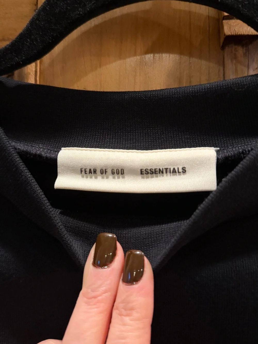 Fear of God Black Crewneck Sweatshirt